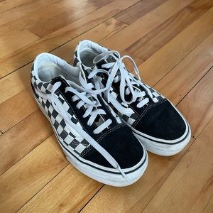 Vans Platform Checkered Sneakers